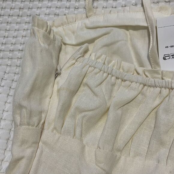 NWT- Forever 21 - XL. Linen Blend Mini Dress - Picture 7 of 11